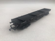 Triang Hornby R023 R23 BR Salmon 50T Engineer’s Rail Wagon DB996821 Black VGC