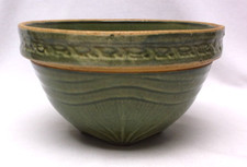 McCoy Pottery Yellow Ware Sunburst 8