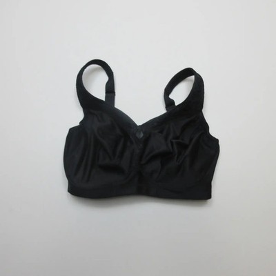 Glamorise Damen BH 9050 Schwarz Vollflächig Komfort Halt Größe 34G