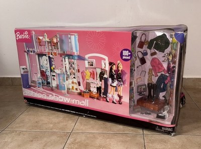 2004 Barbie Mattel Fashion Show Mall Playset VINTAGE RARE COLLECTOR BOX DAMAGE