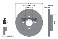 Disque de frein Suzuki IGNIS
