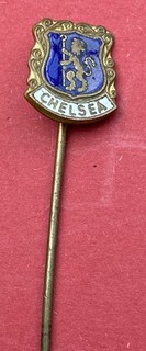 Chelsea FC Crest Stick Pin Badge/Pin Football Club Supporters Badge