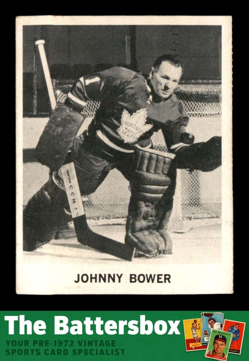 1965 Coca-Cola #91 Johnny Bower   EXMT X3809492