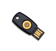 T110 FIDO2 U2F Security Key Passkey 2FA USBA PIN Touch Authentication