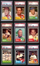 1963 Topps Baseball Complete Set 7.5 - NM+ 6921119