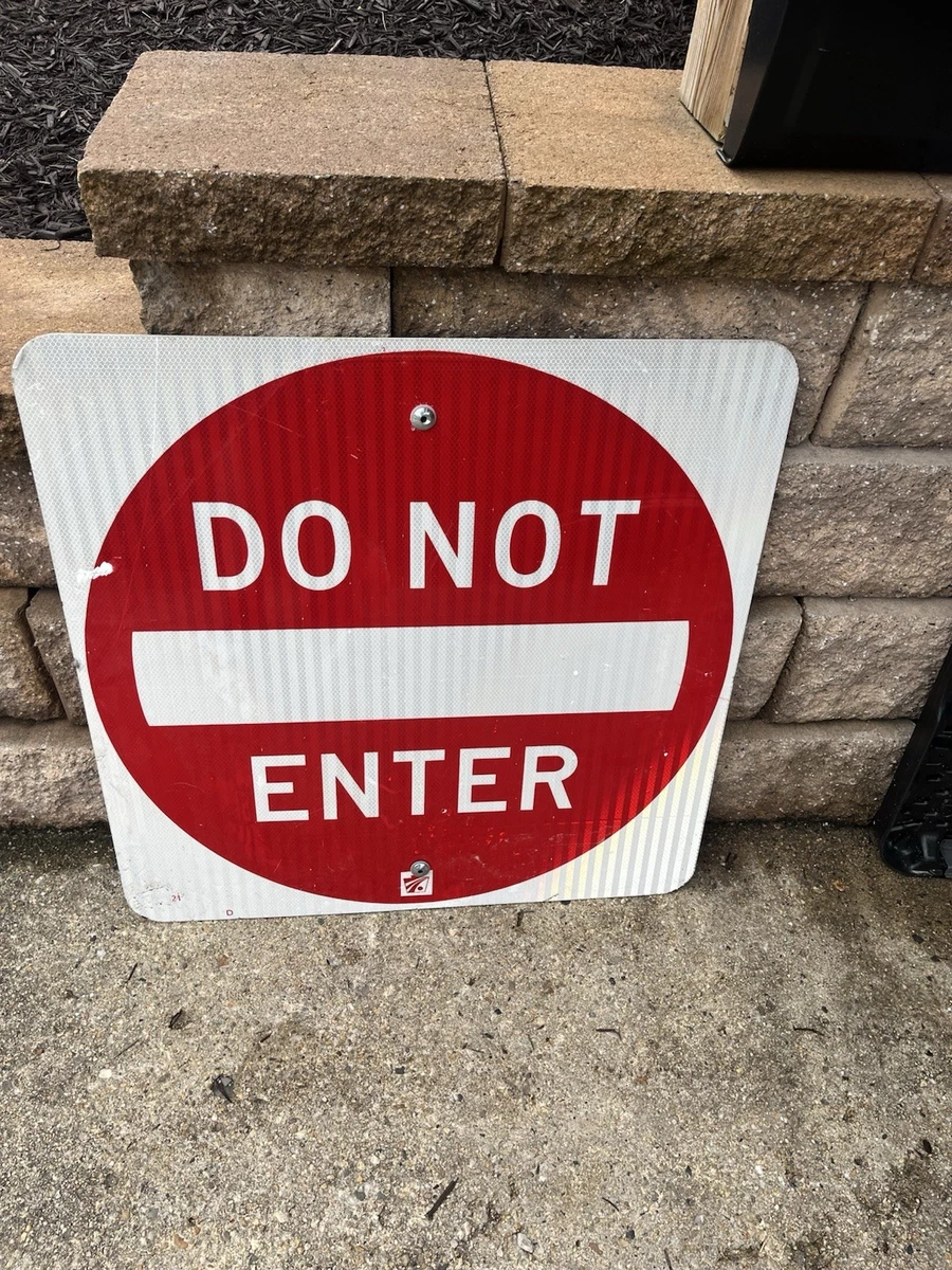 Do Not Enter Sign In Collectible Transportation Signs for sale | eBay