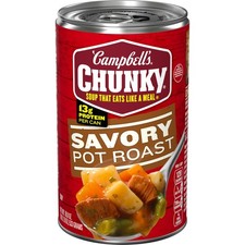 Campbell’s Chunky Soup, Savory Pot Roast 18.8 oz Ounce (Pack of 1) 