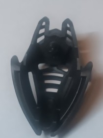 A Lego Black Bionicle Mask Kraahkan 4 Hole Chin 44815b 8953 HTF