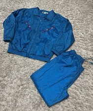 Vintage 80s 90s Bold Spirit Nylon Tracksuit Windbreaker L