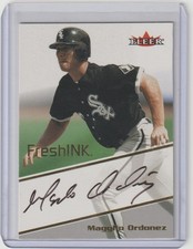 Magglio Ordonez 2000 Fleer Fresh Ink Autograph Auto White Sox