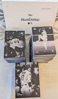 #ad 2025 Topps Black and White Baseball YOU PICK Complete Your Collection #1 #125 $2.99