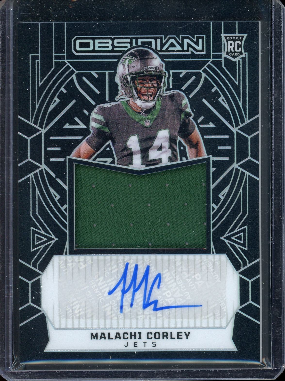 2024 Panini Obsidian Malachi Corley RJJ-MCY /299