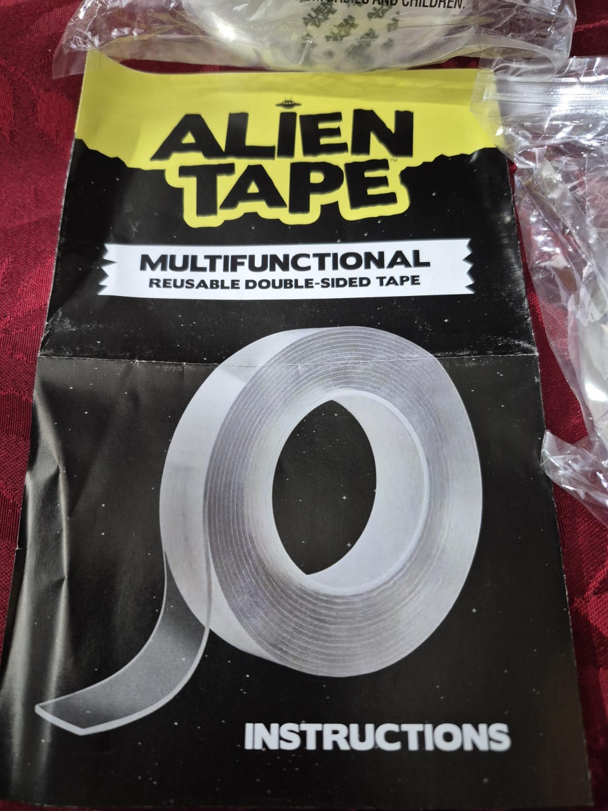 Alien Tape Multifunctional  Reusable Double Sided Tape New 5 Total