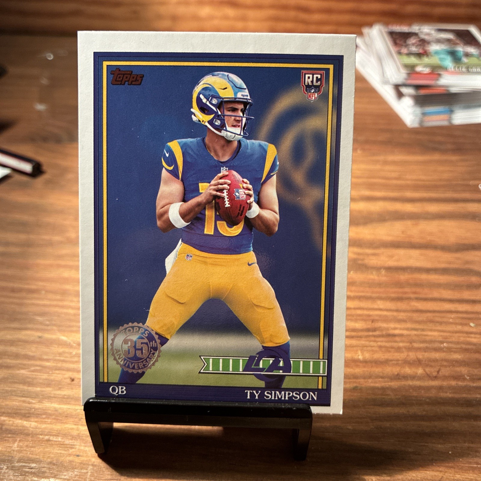2026 Topps Flagship #91TR-2 1991 Topps Football Rookies Ty Simpson - Rams