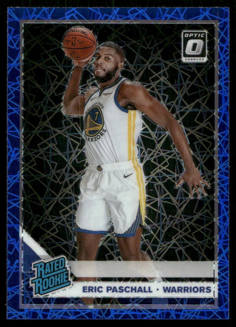 2019-20 Donruss Optic Blue Velocity Eric Paschall RC #199