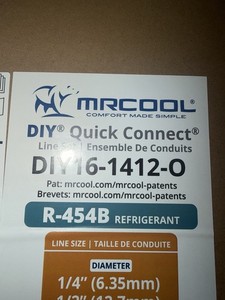 MRCOOL DIY DIY16-1412-0 LINE SET 1/4 1/2 New In Box