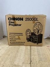 CHINON 2500GL Cine Projector Tested Working Condition W/ Power Cable,Box  Reel
