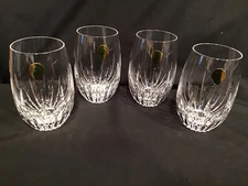 Waterford Crystal Southbridge Stemless Wine Glass Set Of 4 NIB