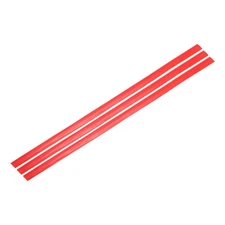 3 Pcs Red Plastic Welding Rods 9.5mm x 1000mm HDPE Strip(0.4inch x 40inch)