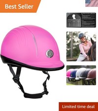 Starter Basic Horse Riding Helmet  Comfortable Protective Equestrian Head Ge...