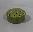 Roseville (?) Vintage Pottery Ceramic Flower Frog
