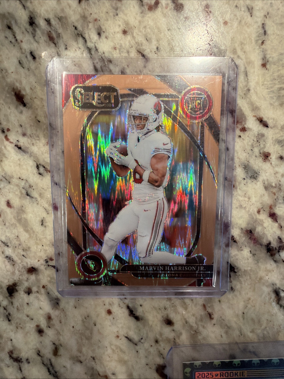 Marvin Harrison Jr 2024 Select Club 219 Rookie Copper Shock Prizm /299 Cardinals