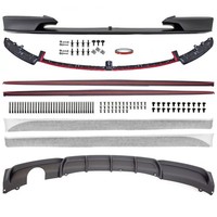 Sport-Performance Spoiler+ Diffusor +Leisten Passt FüR BMW F30 F31 Mit M-Paket