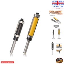 High-Performance Flush Trim Router Bit Set - Anti-Kickback & Double-Edged Design