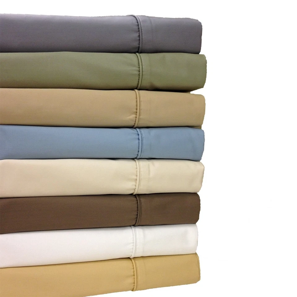 650-Thread-Count Bed Sheets - Wrinkle Free Sheets - Super Deep Pocket Up to 2... - Image 3 of 3