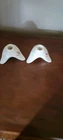 VINTAGE 1956 PAIR OF HULL POTTERY CANDLE HOLDERS WITH BUTTERFLY DESIGN