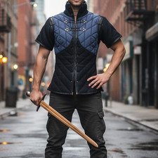"Medieval Gambeson, Quilted Gambeson, Historical Event Costume"