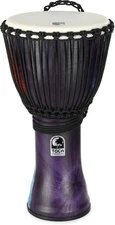 Toca Percussion Freestyle Rope-tuned Djembe - 12 inches, Woodstock Purple