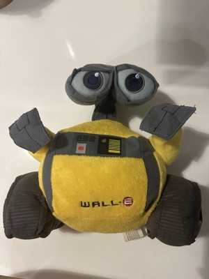 Pixar Walt Disney 9'' Wall-E Robot Stuffed Plush Soft Yellow Gray Toy Kohls Cares