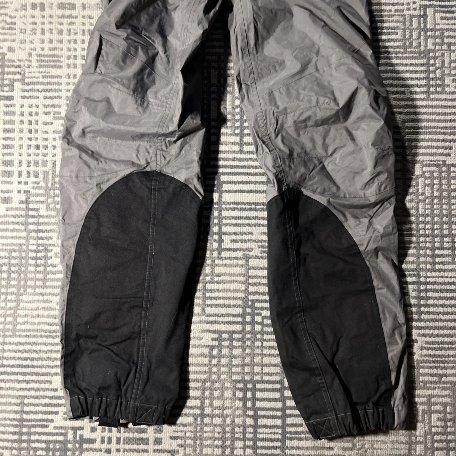 Harley Davidson Rain Gear 2 Piece Jacket Pants Small Grey Orange Hi-Vis *READ*