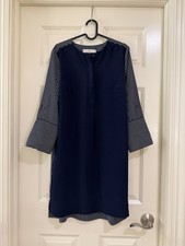 LOFT women blue dress size S