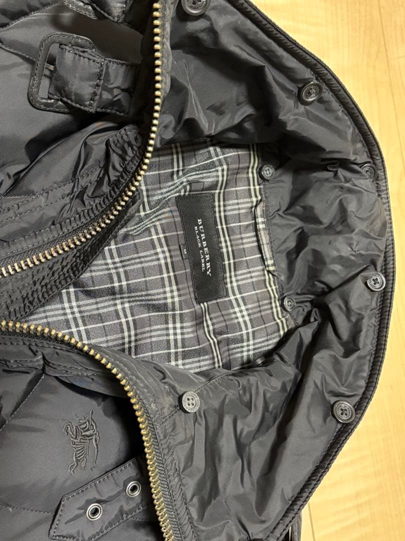 Burberry Black Label Down Jacket Fur-less Used Slim Fit Men's Outerwear thumbnail 3