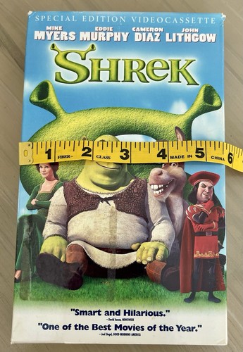 Shrek Special Edition Big Box Video Cassette VHS Tape 2001 - TESTED ...