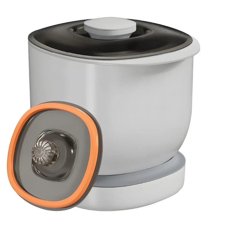 6kg Capacity Rotating Sealed Rice Storage Container with Triple Layer for Long