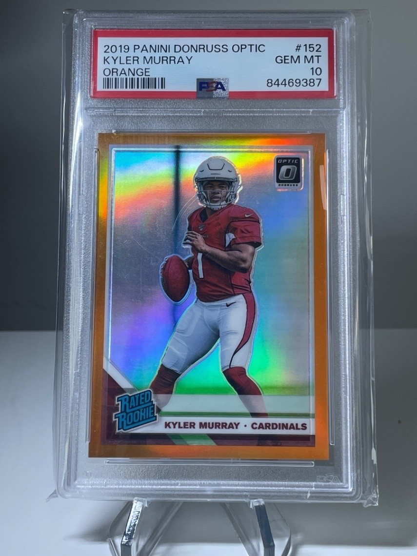 2019 Panini Donruss Optic Kyler Murray Orange /199 #152 PSA 10 Rookie Card