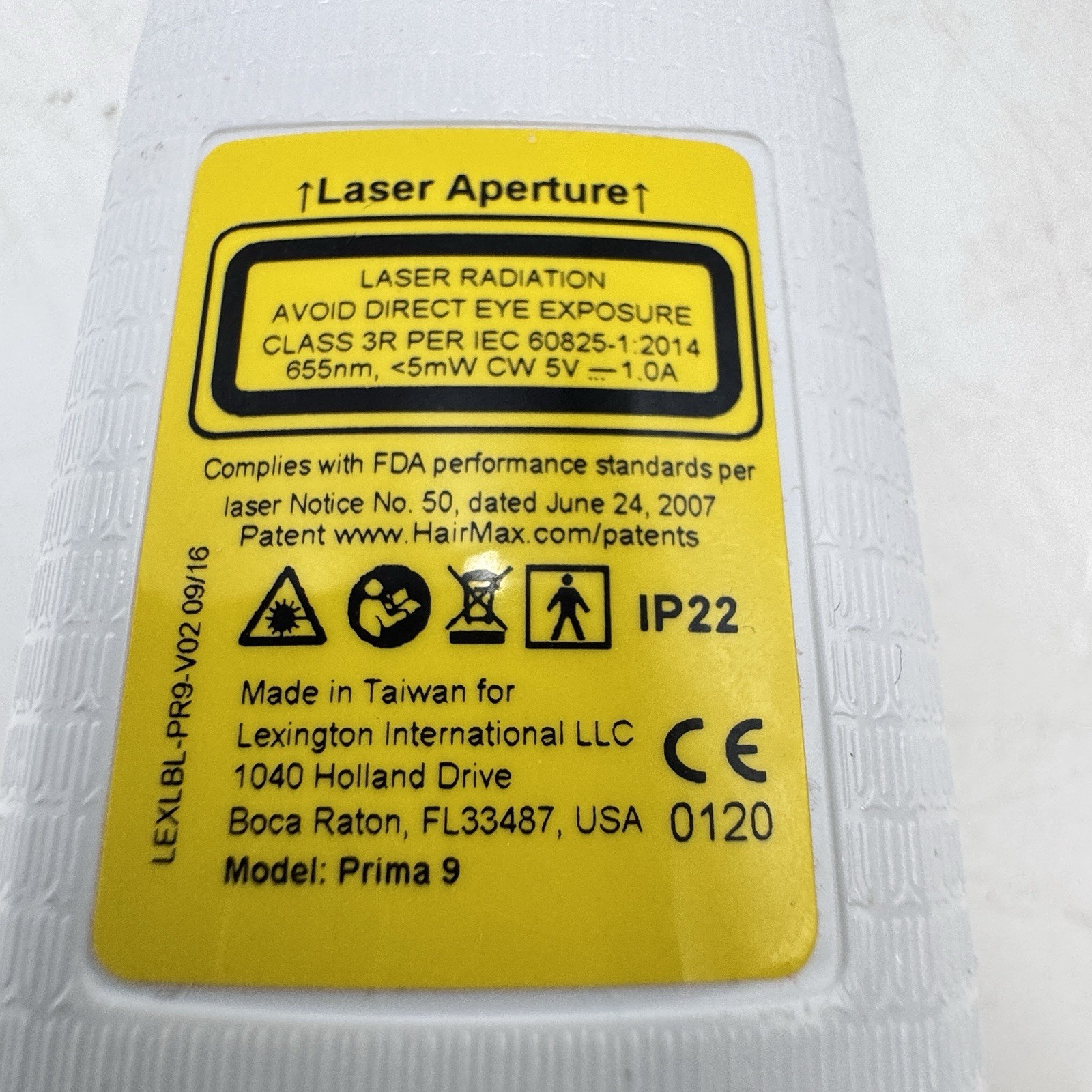 HairMax Ultima 9 Classic LaserComb Hair Growth Brush - No Charger