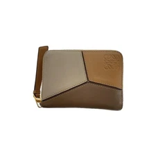 Used LOEWE◆Wallet/Leather/BRW/Plain/Ladies/262023