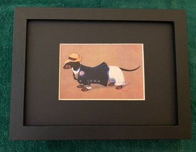 Dachshund ''Boy'' - MATTED | FRAMED | READY TO GIFT - New Dog Art Print
