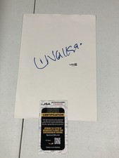Christopher Walken Signed 9x12 White Sheet(JSA)