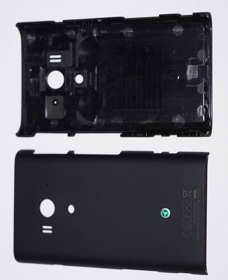Original Sony Xperia Acro S LT26W Battery Cover Case Back Black