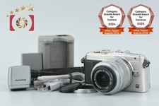 "Shutter count 5,104" Olympus PEN Lite E-PL6 Silver 16.1 MP 14-42 EZ Lens
