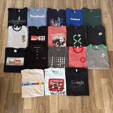 Google T-shirt Lot - 18 Silicon Valley Tech Vintage Early 2000’s Size Medium