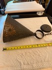 Colonial Primitive Punched Tin 6 Light Chandelier Candle Arms Farmhouse — photo 4