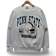 Vtg 90s Penn State Sweatshirt Gray Mens Size Medium Nittany Lions