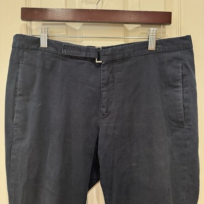 Ermenegildo Zegna Cotton Navy Chino Pants 48R Slim Trouser Preppy EUC 7APAC2