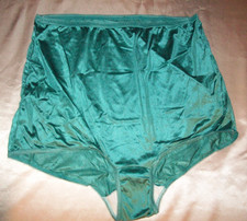 Vtg Lady 3 Pair Hi Cut Brief Nylon Granny Panties 12